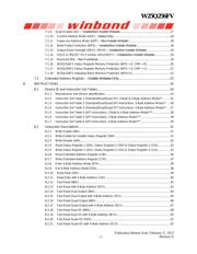 W25Q256FVBIF TR datasheet pdf 3 page
