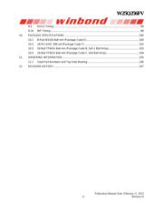 W25Q256FVBIF TR datasheet pdf 5 page