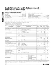 MAX16054AZT+T datasheet pdf 2 page