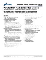 JS28F064M29EWHA datasheet pdf 1 page