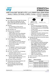 STM32F372VBT6 datasheet pdf 1 page