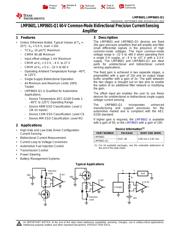 LMP8601MAEVAL/NOPB datasheet pdf 1 page