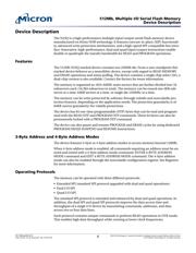 N25Q512A13GSFA0F datasheet pdf 6 page
