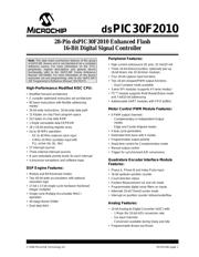 DSPIC30F2010T-20I/SOG datasheet pdf 3 page