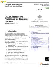 MCIMX287CVM4B datasheet pdf 1 page