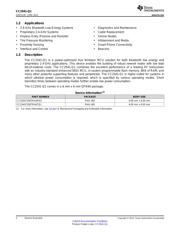 CC2541F256TRHATQ1 datasheet pdf 2 page