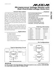 ICL7665ACSA+ datasheet pdf 1 page