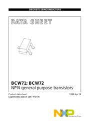 BCW72 datasheet pdf 1 page
