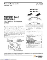 MC145152DW2R2 datasheet pdf 1 page