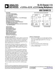 ADG732BSU datasheet pdf 1 page