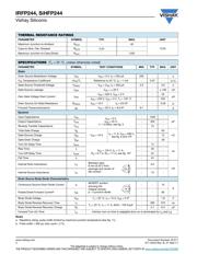 IRFP244PBF datasheet pdf 2 page