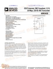 ADM3485EAN datasheet pdf 1 page