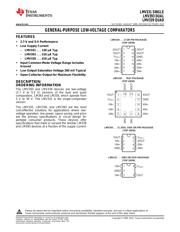 LMV331M5/NOPB datasheet pdf 1 page
