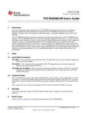 TPS7B6950EVM datasheet pdf 1 page