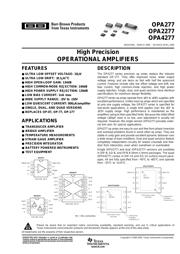 OPA4277UA/2K5 datasheet pdf 1 page