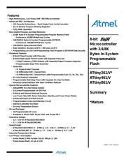 ATTINY861V-10SU datasheet pdf 1 page