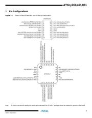 ATTINY861V-10SU datasheet pdf 2 page