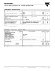 MBR6045WT datasheet pdf 2 page