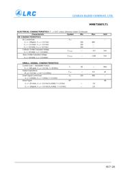 MMBT5087LT1 datasheet pdf 2 page