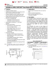 LMZ10504TZ-ADJ/NOPB datasheet pdf 1 page