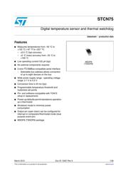 STCN75M2E datasheet pdf 1 page