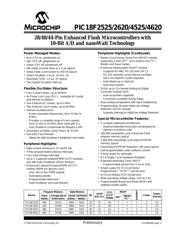 PIC18LF4620-I/P datasheet pdf 3 page