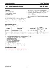 74HCT367PW-T datasheet pdf 2 page
