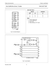 74HCT367PW-T datasheet pdf 4 page