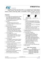 STM32F373CCT6TR datasheet pdf 1 page