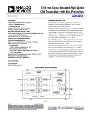 ADM3054BRWZ datasheet pdf 1 page