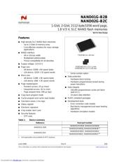 NAND01GW3B2AN6E datasheet pdf 1 page