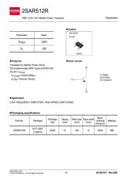 2SAR512RTL datasheet pdf 1 page