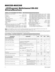 MAX233CPP+ datasheet pdf 2 page
