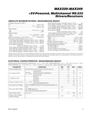 MAX233CPP+ datasheet pdf 5 page