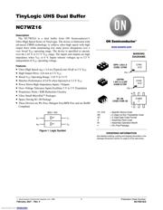 NC7WZ16P6X datasheet pdf 1 page