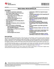 MSP430G2131IRSAQ1 datasheet pdf 1 page