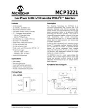MCP3221A5T-I/OT datasheet pdf 1 page