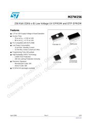 N25Q256A11E1240E datasheet pdf 1 page