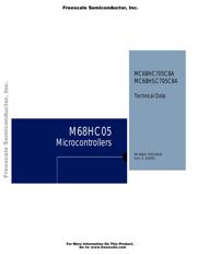 MC68HC705C8ACP datasheet pdf 1 page