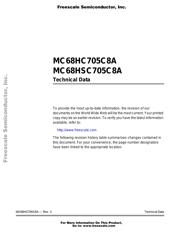 MC68HC705C8ACP datasheet pdf 3 page