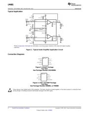 LM4881MX datasheet pdf 2 page