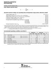 MC74HCT04ANG datasheet pdf 2 page