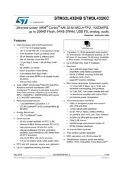 STM32L432KBU6 datasheet pdf 1 page