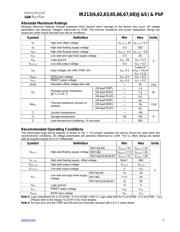 IR21365STRPBF datasheet pdf 2 page