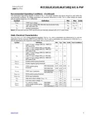 IR21365STRPBF datasheet pdf 3 page
