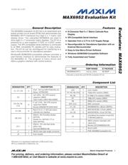 MAX6952EVKIT datasheet pdf 1 page