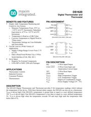 DS1620 datasheet pdf 1 page
