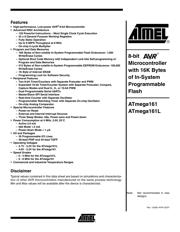 ATMEGA161-8PI datasheet pdf 1 page