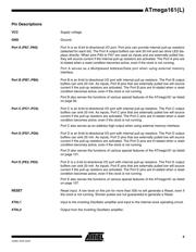 ATMEGA161-8PI datasheet pdf 5 page