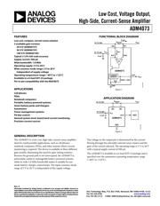 ADM4073TWRJZ-REEL7 datasheet pdf 1 page
